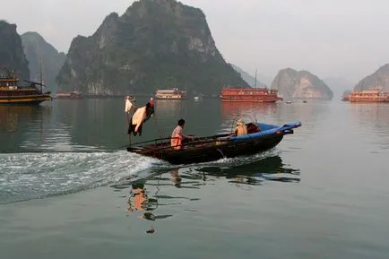 Halong Bay Vietnam - hogyan juthatunk el oda, látogatás Halong-öböl, fényképek és vélemények