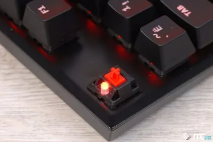 Cherry mx kék, barna és vörös - sokkal különböző kapcsoló mechanikus kulcs