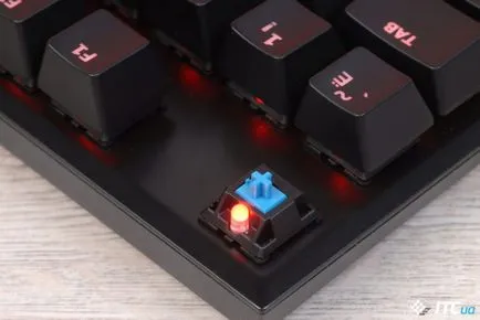 Cherry mx kék, barna és vörös - sokkal különböző kapcsoló mechanikus kulcs