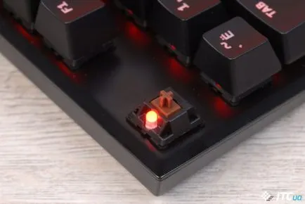 Cherry mx kék, barna és vörös - sokkal különböző kapcsoló mechanikus kulcs