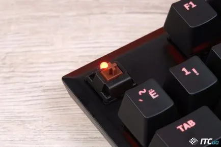 Cherry mx kék, barna és vörös - sokkal különböző kapcsoló mechanikus kulcs