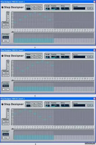 Pasul designer- sequencer model actual - lecții Cubase