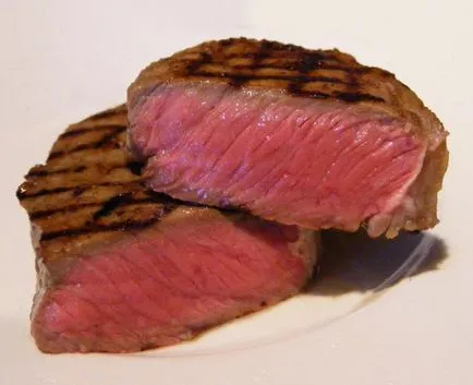 Marha steak fokú pirítás és főzési jellemzőkkel