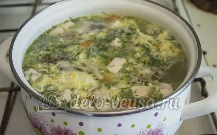 Супа с пиле и картофи (10 снимки)