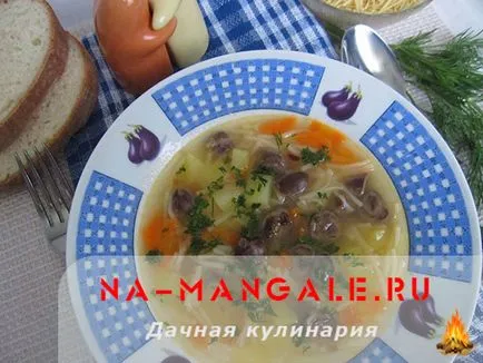 Csirke szívek 3 főzési recept egy fotó