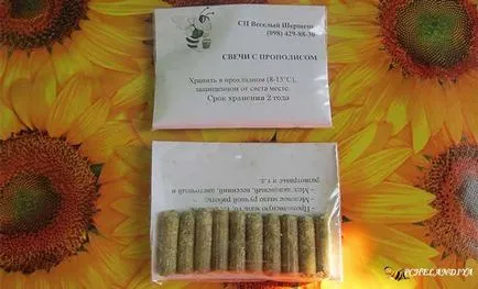 Lumanari cu propolis de fibrom uterin eficiente