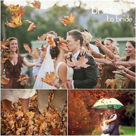 Сватбена фотосесия през есента на идеи и съвети
