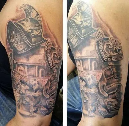 Tatuaje gladiators tatuaje de valoare, 25 fotografii, schițe