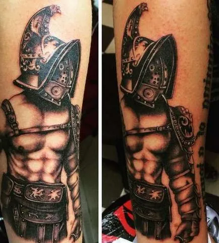 Tatuaje gladiators tatuaje de valoare, 25 fotografii, schițe