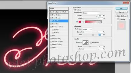 A photoshop tutorials - neonreklám