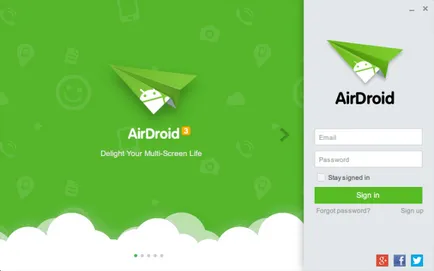 Saját Android levegőben beszámolót airdroid - szoftver véleménye