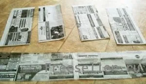 Vázák újságok és magazinok saját kezűleg