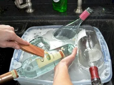 Ето какво можете да направите на празни бутилки вино