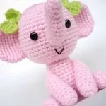 croșetat Knit stil elefant amigurumi