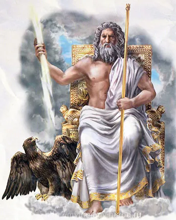 Zeus, conducătorul Olympus