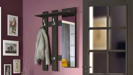 Огледало с рафт в коридор снимката за рафт, стена с ръцете си скрин, рафтове са тесни