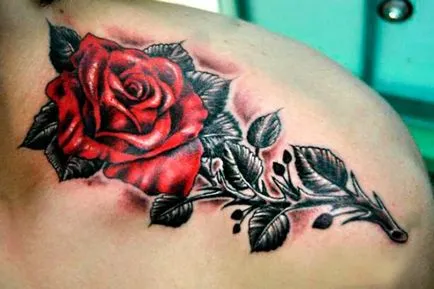 Value rózsa tetoválás