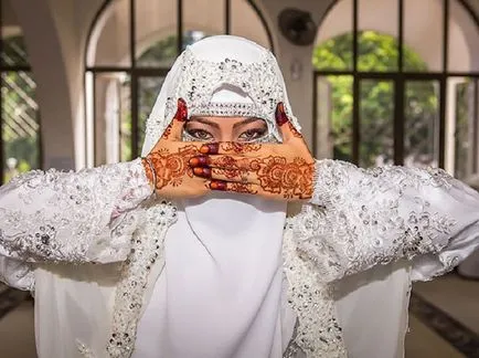 Жените в исляма 25 фотографии на мюсюлманските булки в сватбени Hijabs