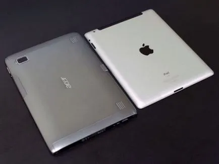 Acer A500 срещу ябълка ipad2