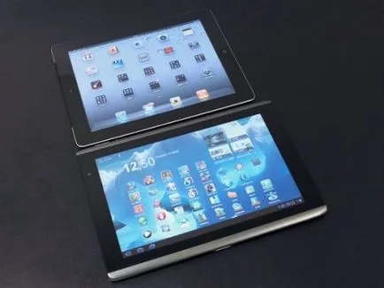 Acer A500 срещу ябълка ipad2