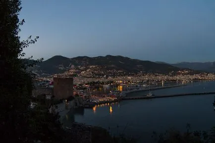 Alania cum să obțineți de la Antalya, Kizil Kule - turnul rosu, Alanya Castle, Damlatas Cave