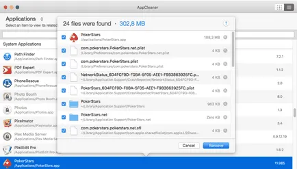 AppCleaner - távolítsa el a felesleges programokat Mac OS X - cmd segítség