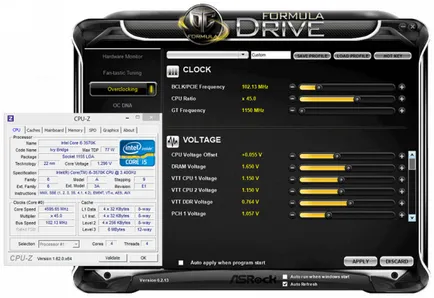 Asrock Z77 formula oc atunci când software-ul decide