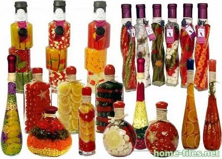 Dekoratív üveg konyhai dekoráció