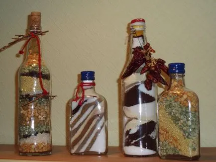 sticla decorative pentru decorare bucătărie