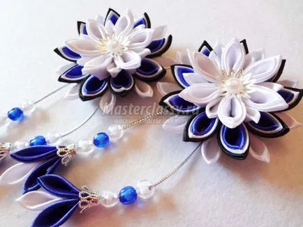 kanzashi цветя за фиби