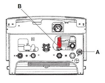 Налягането в резервоара на Baxi на котела байпас как да се провери и да се надува