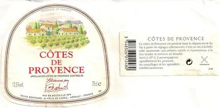 Cotes de Provence (Coasta de Provence), un ghid de vin