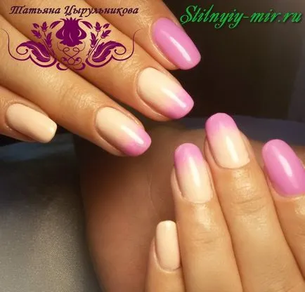 Nail Design 2017 fotó újdonság kabát tavaszi nyár Ombre