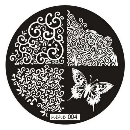 Nail Design пеперуда - модни идеи за маникюр с пеперуда върху снимка