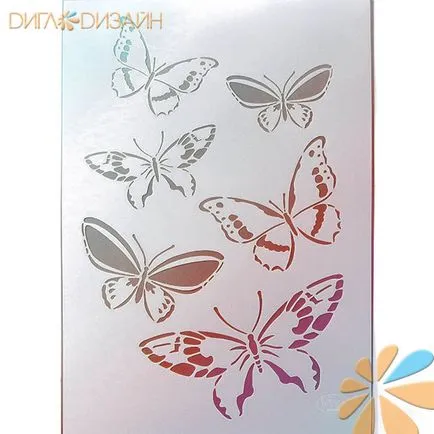 Nail Design пеперуда - модни идеи за маникюр с пеперуда върху снимка