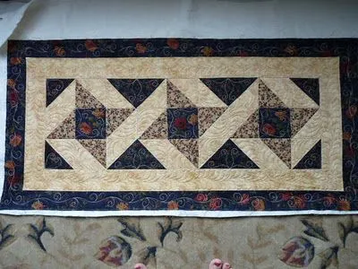 A pálya az asztalra, szalvéták patchwork stílus - tisztességes iparos - kézzel készített, kézzel készített