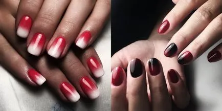 Nail design primăvară-vară 2017 (50 poze) știri (franceză, Ombre)