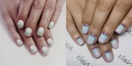 Nail design primăvară-vară 2017 (50 poze) știri (franceză, Ombre)