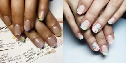 Nail design primăvară-vară 2017 (50 poze) știri (franceză, Ombre)