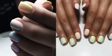 Nail design primăvară-vară 2017 (50 poze) știri (franceză, Ombre)