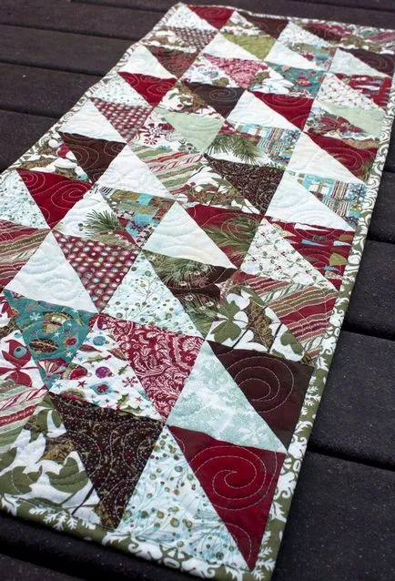 A pálya az asztalra, szalvéták patchwork stílus - tisztességes iparos - kézzel készített, kézzel készített