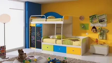 A emeletes ágy a gyermekek és a fajta kiválasztási szabályok