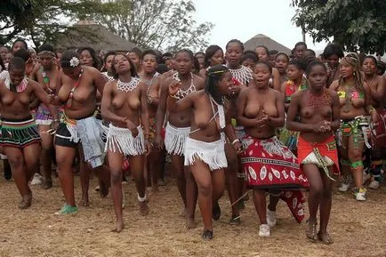 Douăzeci de mii de mirese Mswati III, toate din Africa