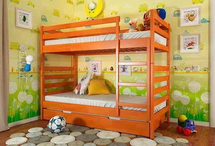 А двуетажно легло за деца и вида на правилата за избор