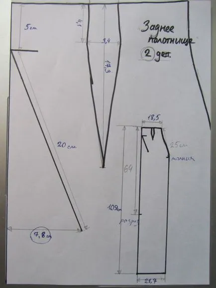 Fusta impresionant cu coada - Fair Masters - manual, lucrate manual