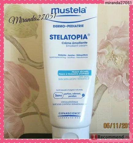 Деца хидратиращ крем емулсия Mustela stelatopia - «Съжалявам, но не Mustela stelatopia