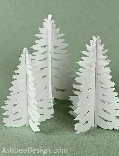 Коледна елха, изработени от хартия, море от идеи