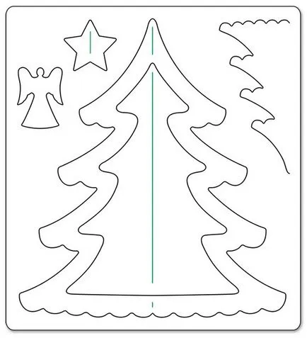 Karácsonyfa papírból, tengernyi ötletek
