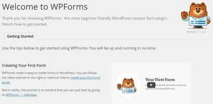 Formular de contact pentru WordPress folosind wpforms plugin - Cum de a crea un site web, și rasskrutit