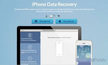 Fonepaw de recuperare de date pentru iPhone - extrage date de la iPad de rezervă, toate pentru iPad